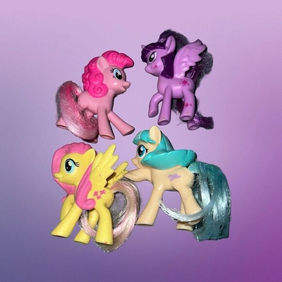 McDonalds My Little Pony G4 Figures Miss CoCo Fluttershy Twilight - Picture 3 of 3